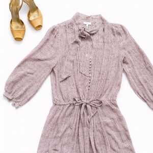 Joie Pink Long Sleeve Dress